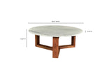 JD-1020-18-0 Jinxx Coffee Table White
