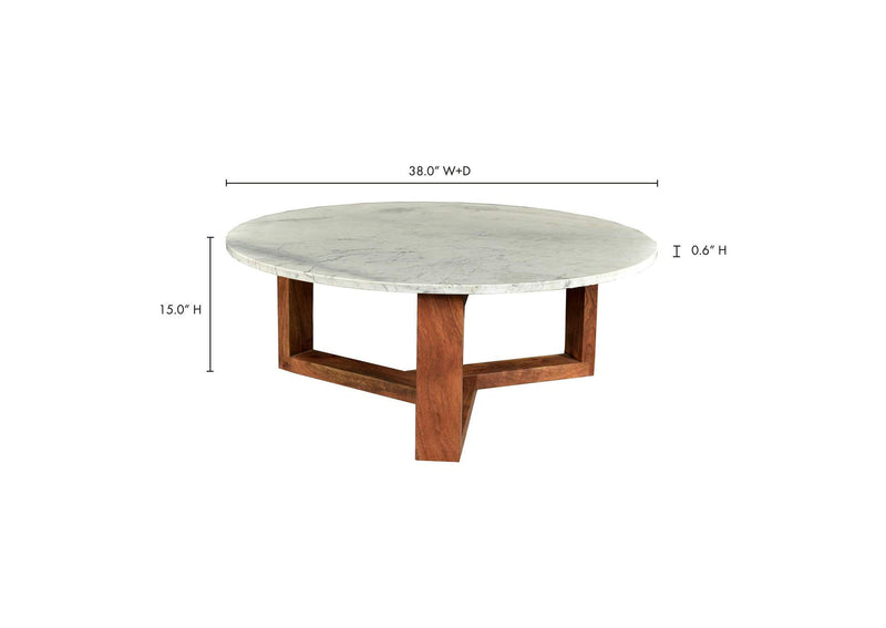 JD-1020-18-0 Jinxx Coffee Table White