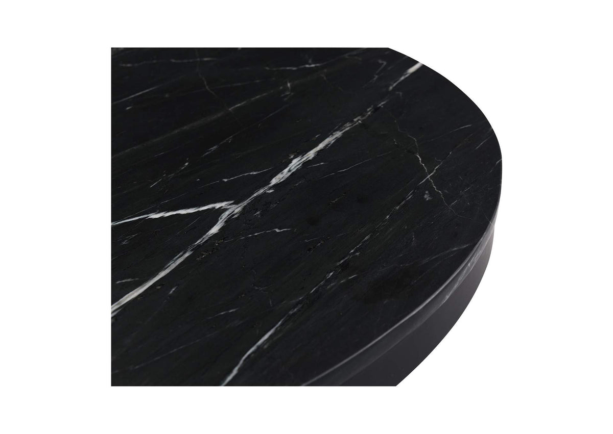JD-1034-02-0 Tower Dining Table Black Marble