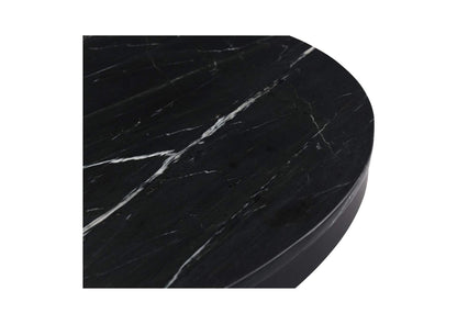 JD-1034-02-0 Tower Dining Table Black Marble