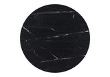 JD-1034-02-0 Tower Dining Table Black Marble