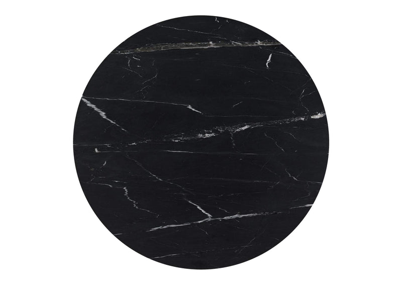 JD-1034-02-0 Tower Dining Table Black Marble