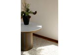 JD-1034-51-0 Tower Dining Table White Marble