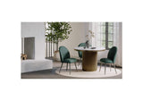 JD-1034-51-0 Tower Dining Table White Marble