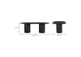 JD-1045-02-0 Povera Dining Table Black