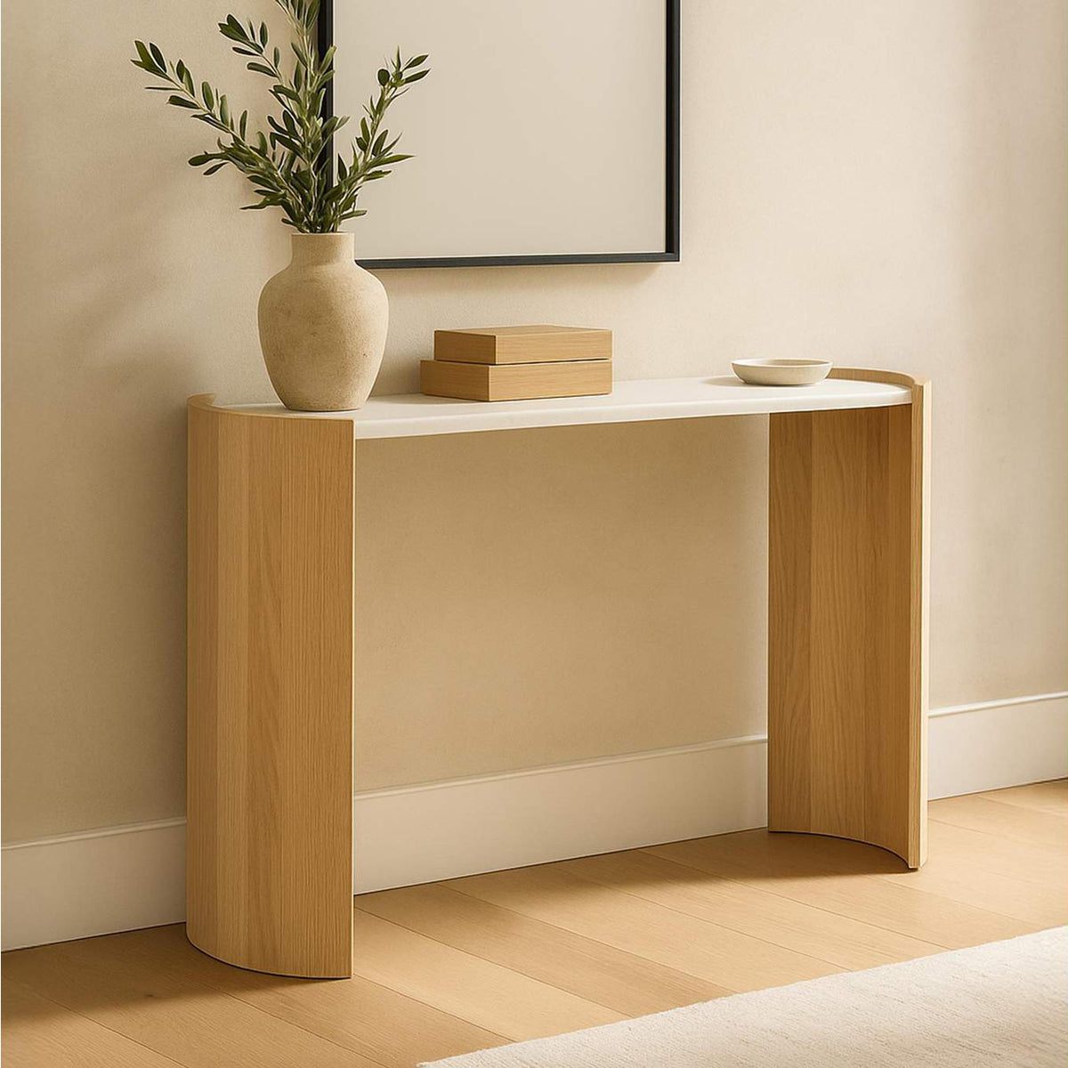 JD-1046-24-0 Dala Console Table White