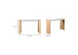 JD-1046-24-0 Dala Console Table White