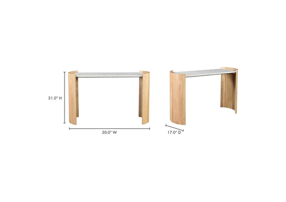 JD-1046-24-0 Dala Console Table White