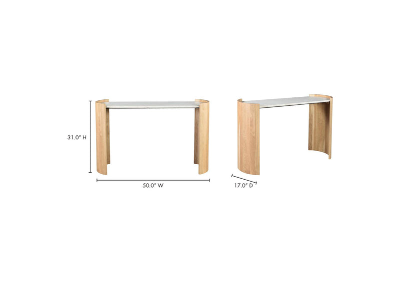 JD-1046-24-0 Dala Console Table White