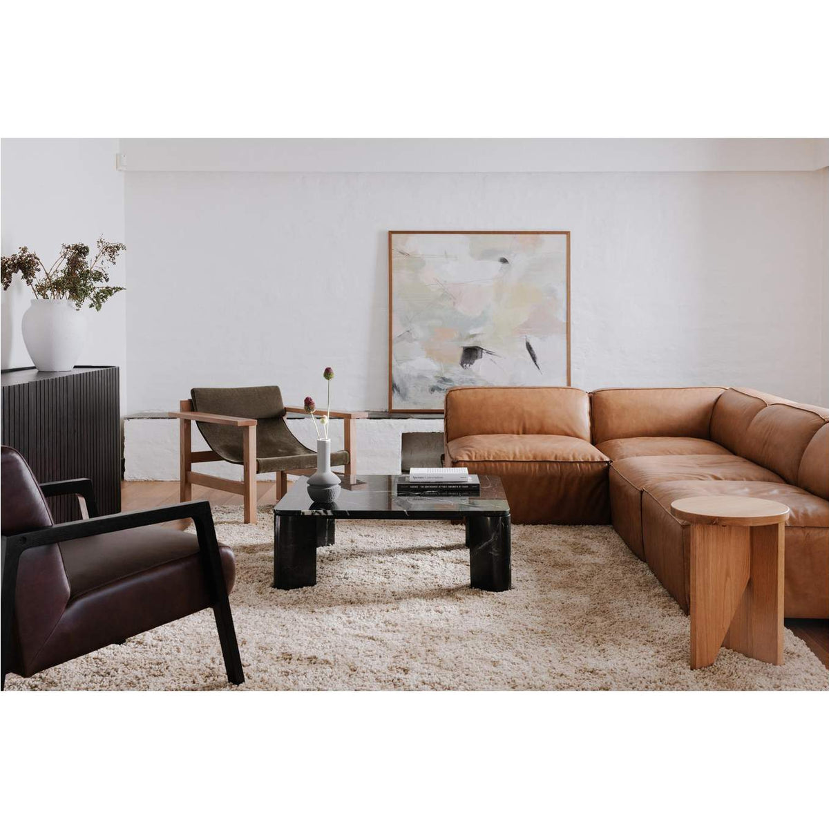 JD-1048-02-0 Segment Coffee Table Jetty Black