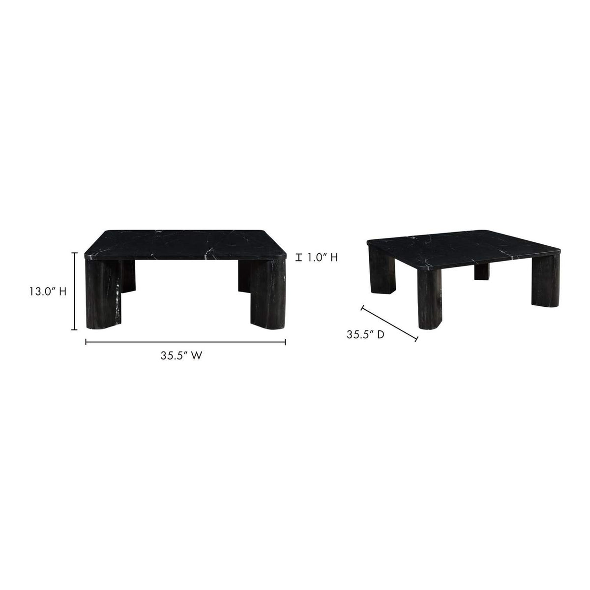 JD-1048-02-0 Segment Coffee Table Jetty Black
