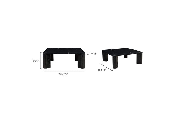 JD-1048-02-0 Segment Coffee Table Jetty Black