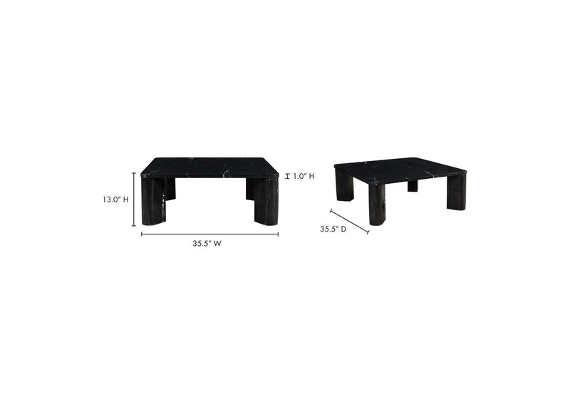 JD-1048-02-0 Segment Coffee Table Jetty Black