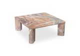 JD-1048-12-0 Segment Coffee Table Orange Levante Marble