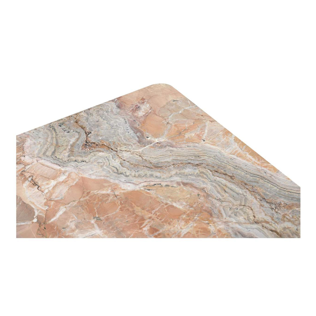 JD-1048-12-0 Segment Coffee Table Orange Levante Marble