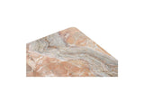 JD-1048-12-0 Segment Coffee Table Orange Levante Marble