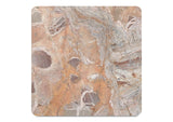JD-1048-12-0 Segment Coffee Table Orange Levante Marble