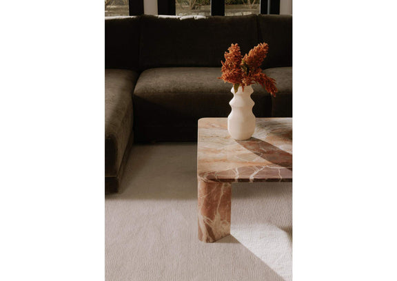 JD-1048-12-0 Segment Coffee Table Orange Levante Marble