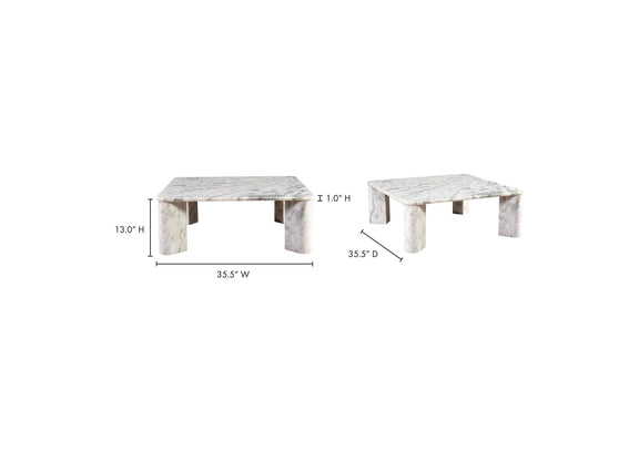 JD-1048-15-0 Segment Coffee Table Ashen Grey