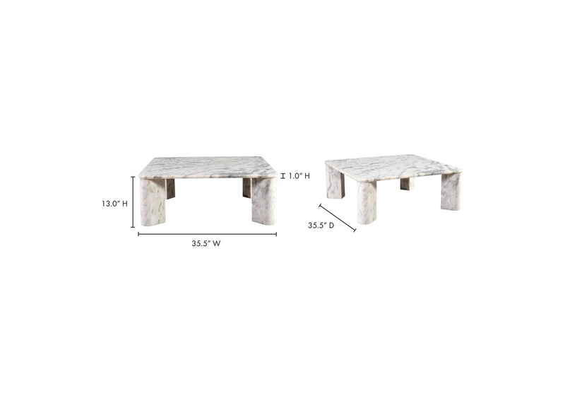 JD-1048-15-0 Segment Coffee Table Ashen Grey