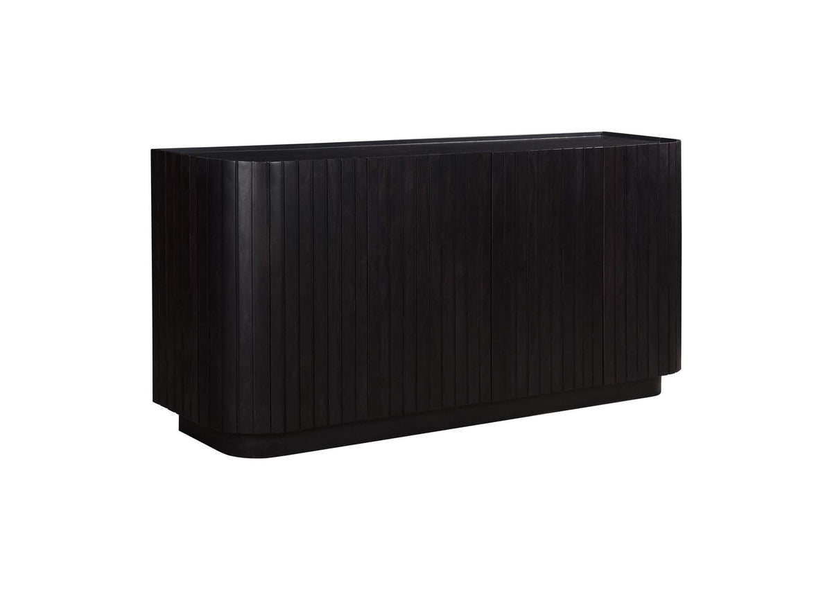 JD-1050-02 Povera 4 Door Sideboard Black