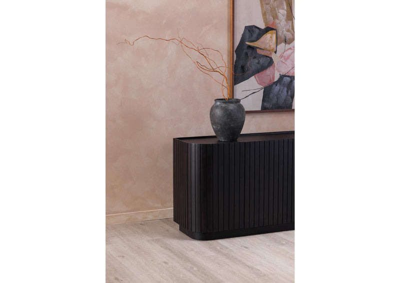 JD-1050-02 Povera 4 Door Sideboard Black