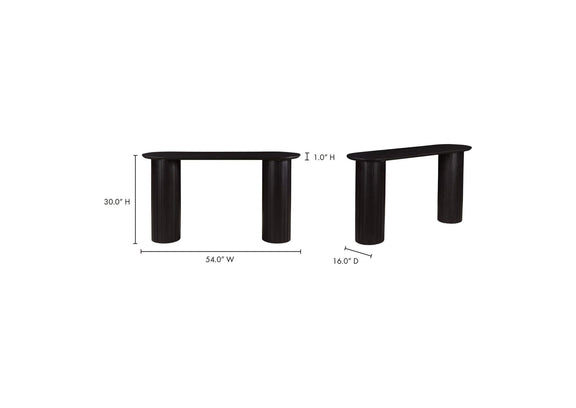 JD-1052-02-0 Povera Console Table Black