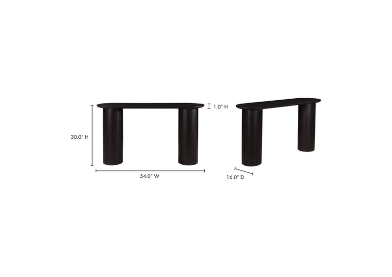 JD-1052-02-0 Povera Console Table Black