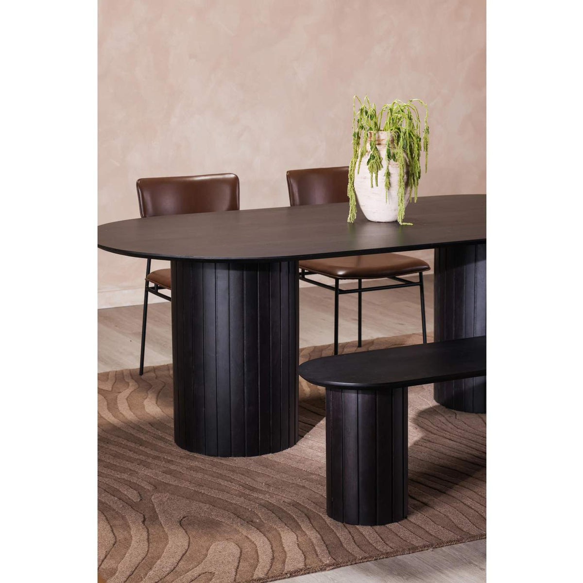 JD-1053-02-0 Povera Dining Bench Black