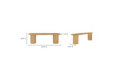 JD-1053-24-0 Povera Dining Bench Natural Oak