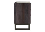JD-1058-07-0 Paloma 3 Drawer Nightstand Charcoal Grey