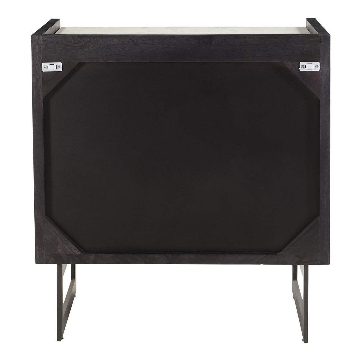 JD-1058-07-0 Paloma 3 Drawer Nightstand Charcoal Grey