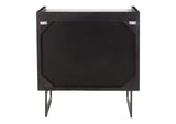 JD-1058-07-0 Paloma 3 Drawer Nightstand Charcoal Grey