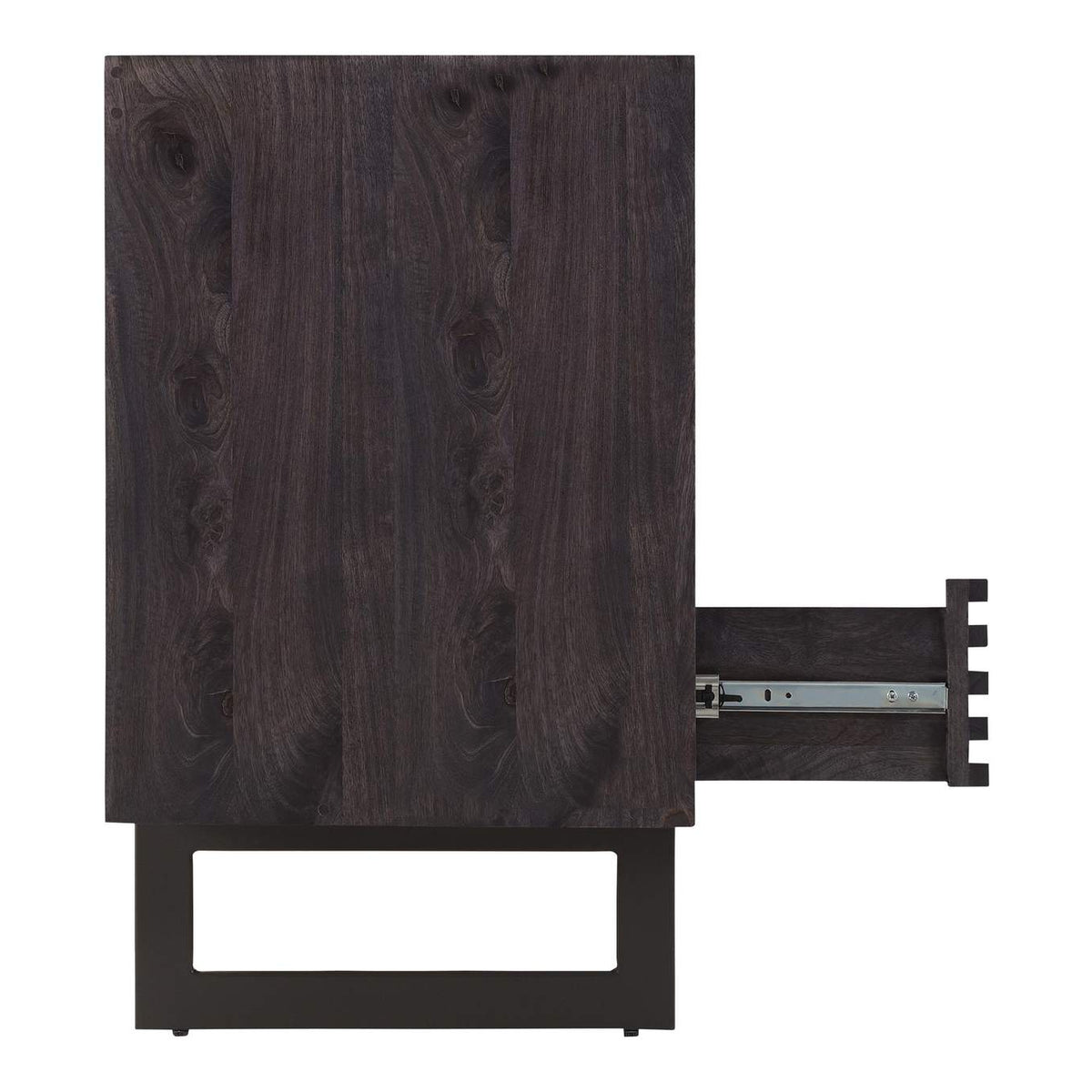 JD-1058-07-0 Paloma 3 Drawer Nightstand Charcoal Grey