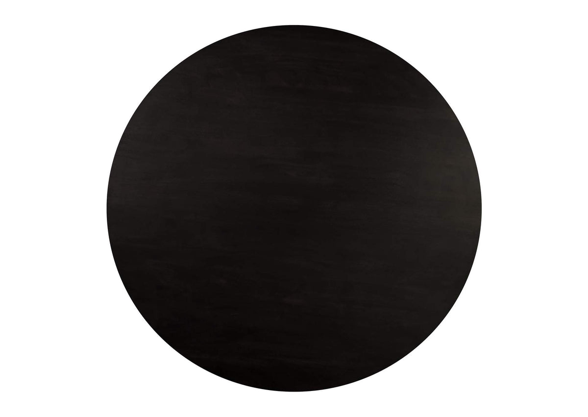 JD-1059-02-0 Povera Round Dining Table Black