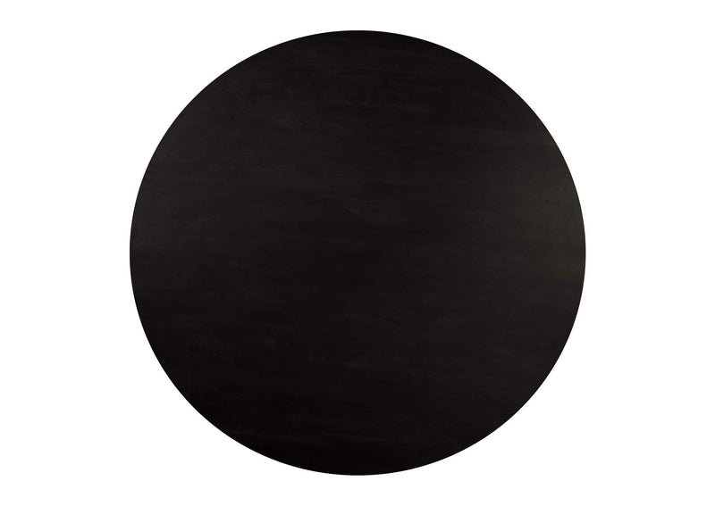 JD-1059-02-0 Povera Round Dining Table Black