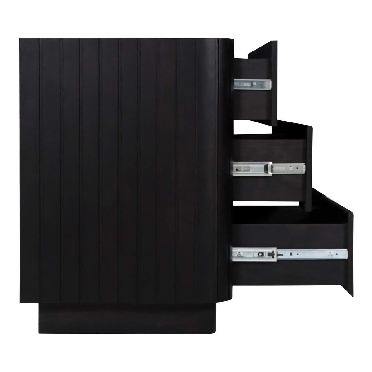 JD-1062-02 Povera 6 Drawer Dresser Black
