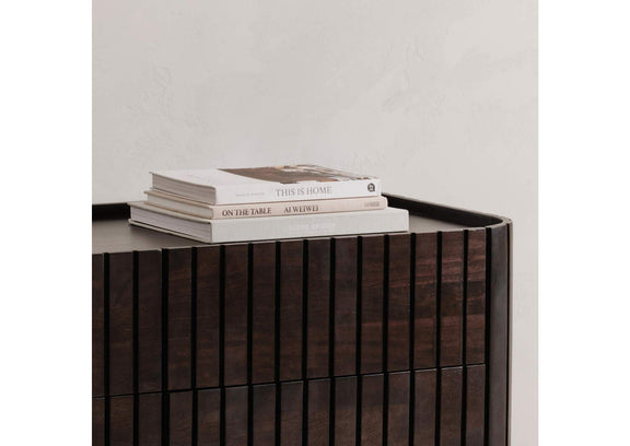 JD-1062-02 Povera 6 Drawer Dresser Black