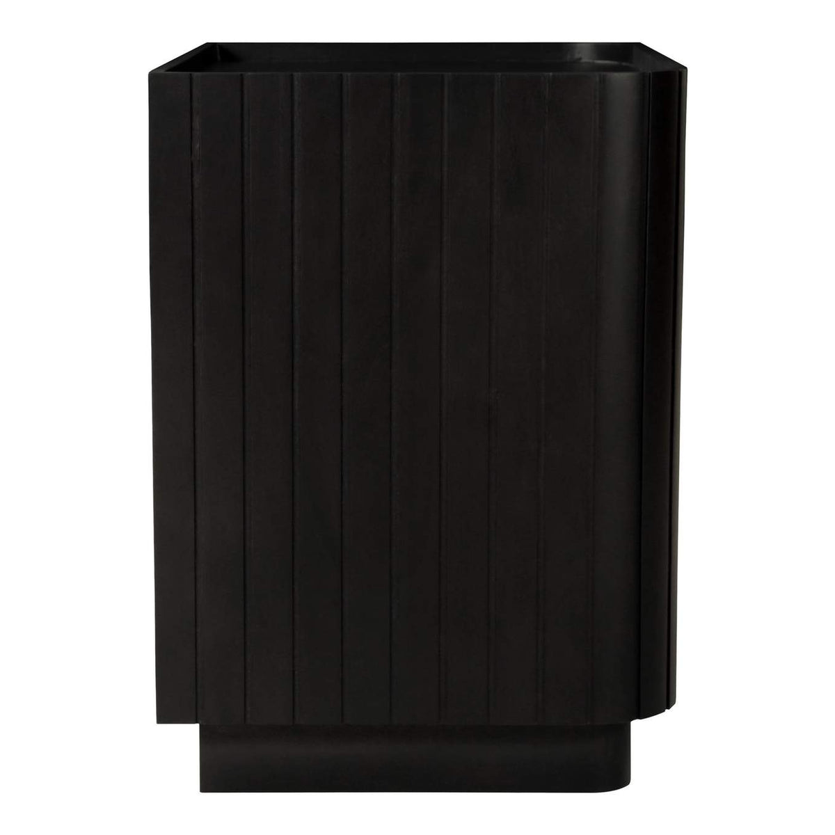 JD-1063-02 Povera 3 Drawer Nightstand Black
