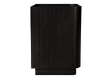 JD-1063-02 Povera 3 Drawer Nightstand Black