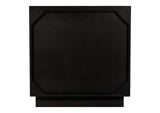JD-1063-02 Povera 3 Drawer Nightstand Black