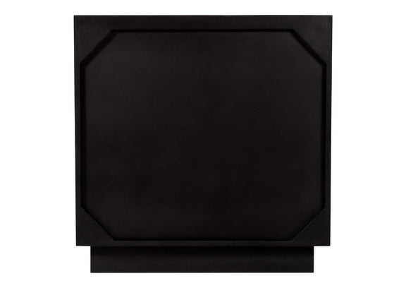 JD-1063-02 Povera 3 Drawer Nightstand Black