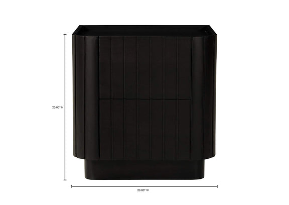 JD-1064-02 Povera Nightstand Black