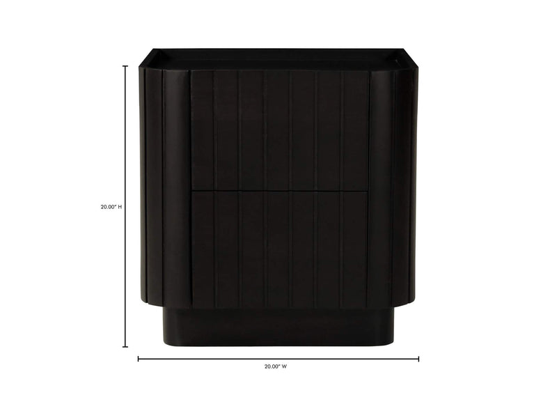 JD-1064-02 Povera Nightstand Black