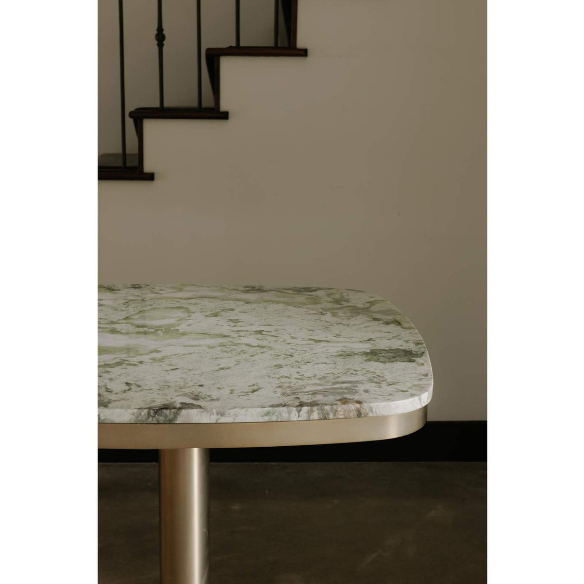JD-1067-16-0 Celeste Cafe Table Green Onyx Marble