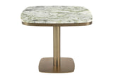 JD-1067-16-0 Celeste Cafe Table Green Onyx Marble