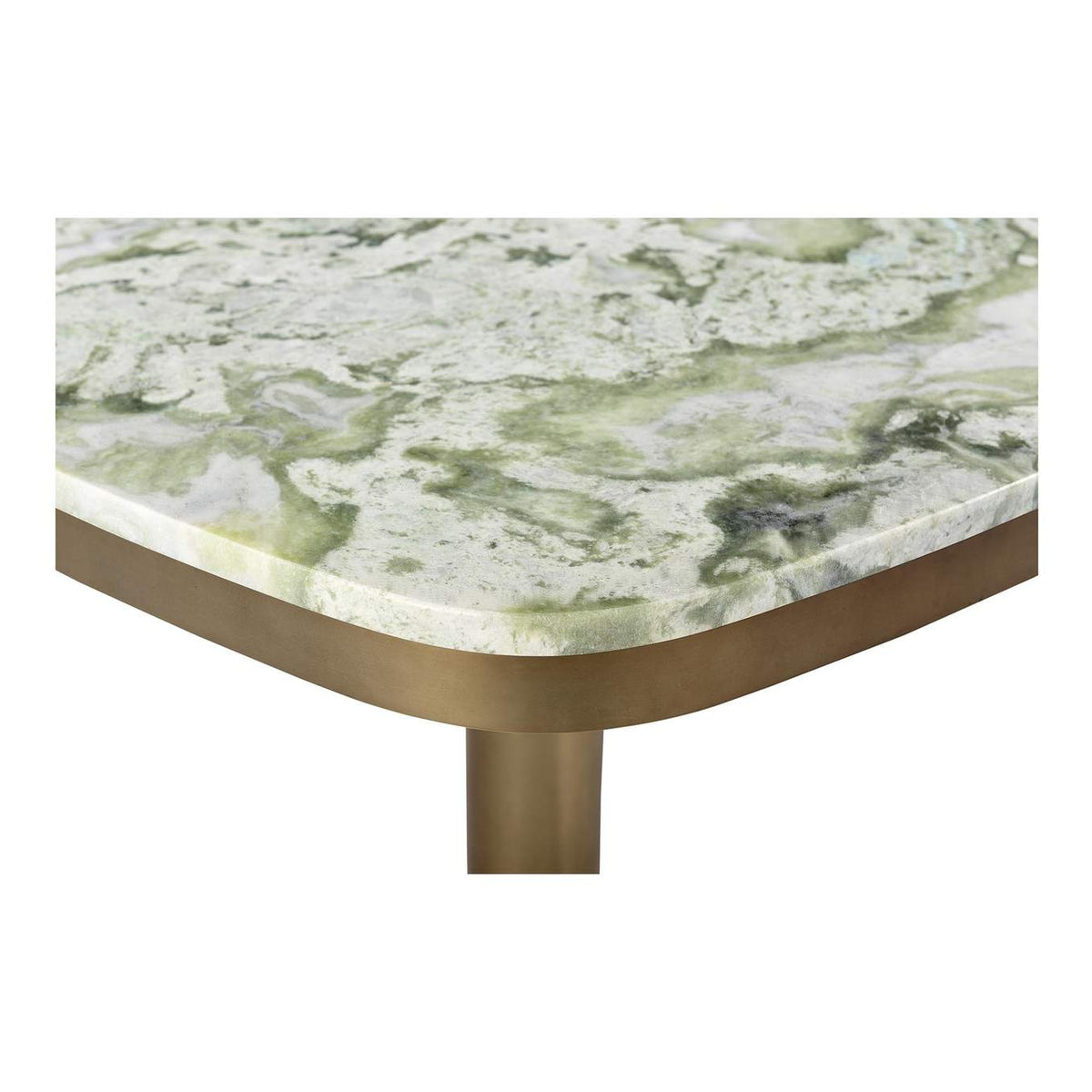 JD-1067-16-0 Celeste Cafe Table Green Onyx Marble