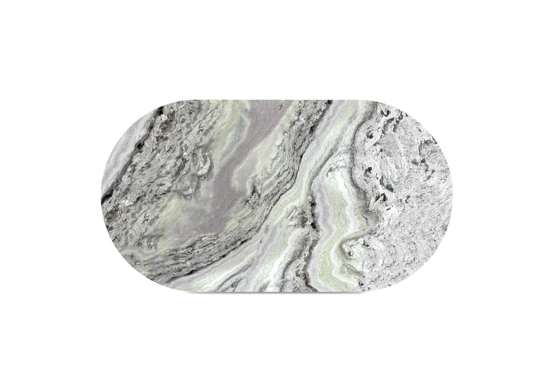 JD-1075-16-0 Celia Oval Dining Table Green Onyx Marble