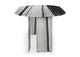 JD-1075-37-0 Celia Oval Dining Table Panda Marble