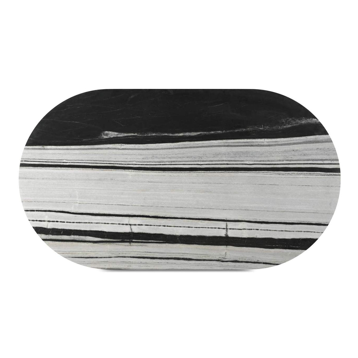 JD-1075-37-0 Celia Oval Dining Table Panda Marble